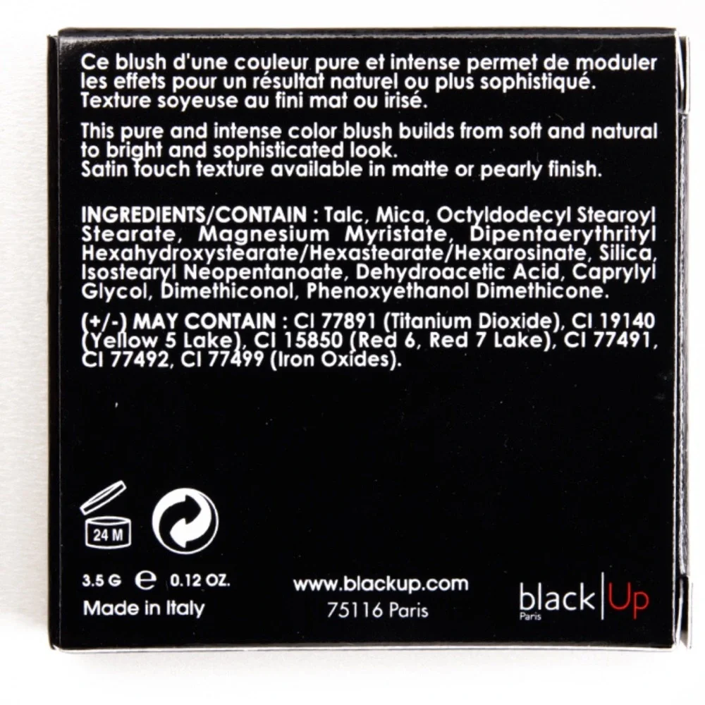Black Up Blush Shade NBL 04 New In Box
